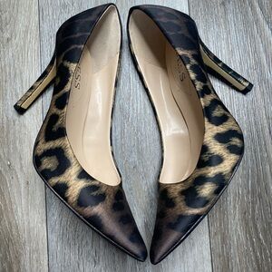 Guess Pointed Toe Cheetah Heel GWELOY2 Size 7.5